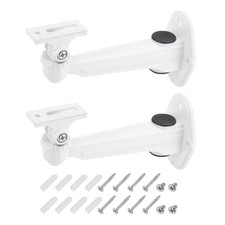 2 Pack Security Camera Mounting 7.4" IP Camera Bracket, Aluminum Alloy