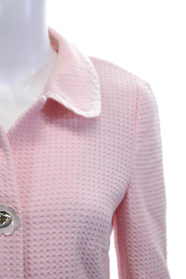 Blazer BASLER Mujer Clásico Cuello Rosa Botón Manga Larga Talla 36 Foto 2 de 4