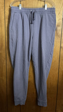 The North Face Sweatpants Women  s Large Fleece Jogger Purple Drawstring Pull on