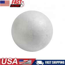 White Round Solid Foam Ball For Art Household DIY School Projects Party Decor