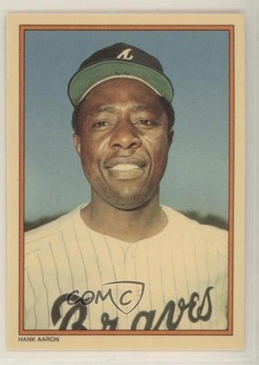 1985 Topps Circle K All Time Home Run Kings Box Set Hank Aaron #1 HOF 7ut