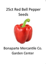 25+ Count red sweet Bell pepper seeds Heirloom Non-GMO