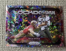 2023 Panini Prizm Lockdown No Huddle Prizm Nick Bosa #LD-1