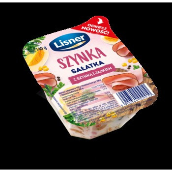 SZYNKA Salat mit Schinken und Ei 140 g Lisner