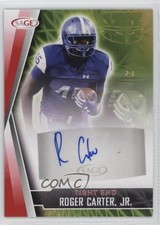 2022 SAGE Low Series Auto Red Roger Carter Jr #A-RCJ Auto 8wm