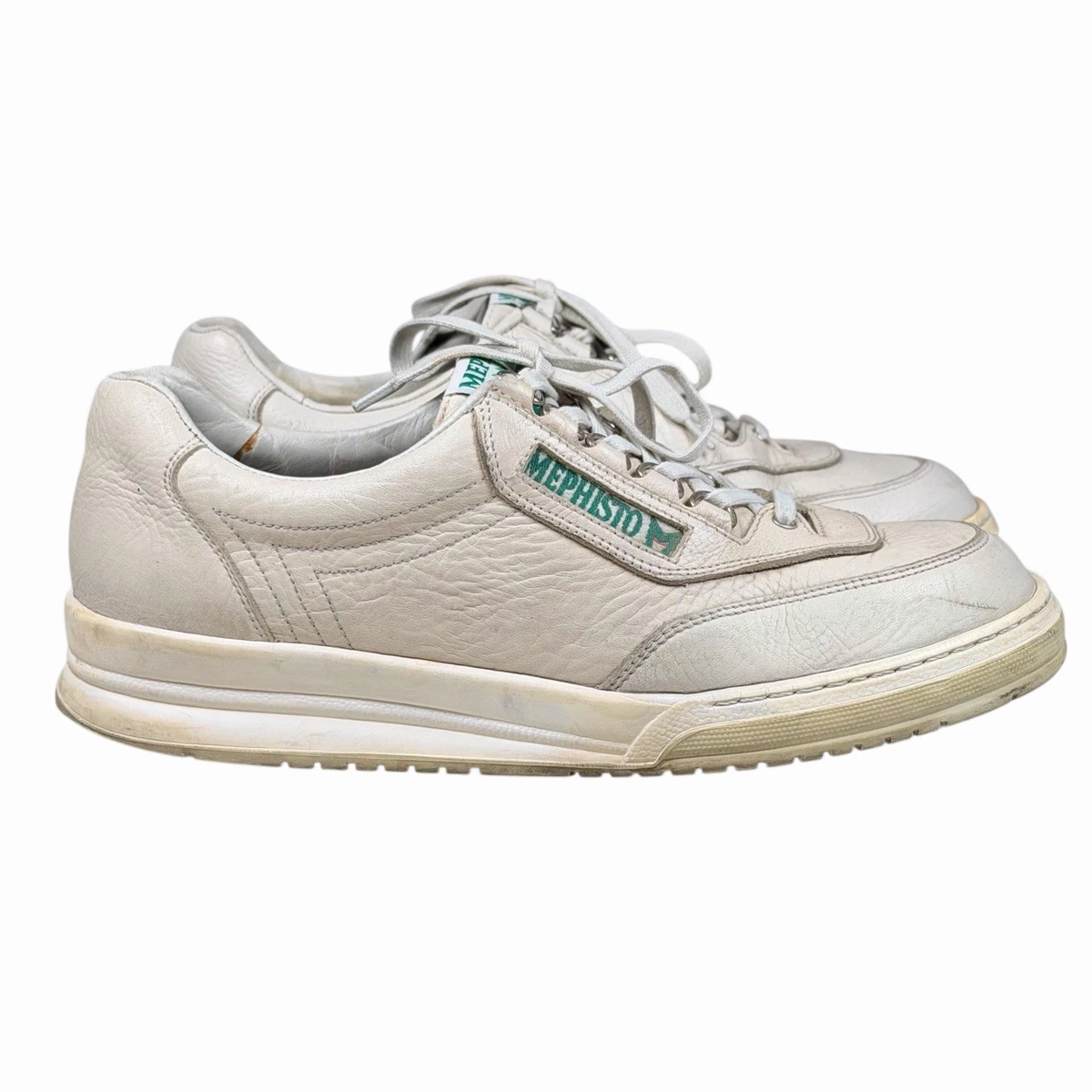 Mephisto P5130289 Thomas – Sneaker Uomo, Pelle Bianca, Suola Gomma, Taglia 40 EU
