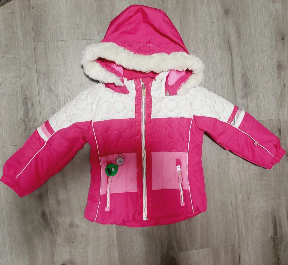 Obermeyer Niños Invierno Parka Nieve Esquí Exuberante Chaqueta Niña Talla 3 Sistema I-Grow Foto 4 de 4