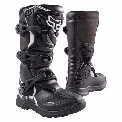 Fox Youth MX Stiefel - COMP 3Y - schwarz