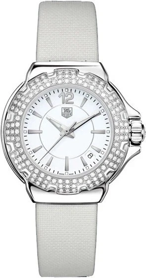 TAG Heuer Formula 1 WAH1215.FC6219 White Dial Stainless Steel 37mm Ladies Watch