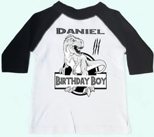 Jurassic Birthday Vibes: T-Rex Dinosaur Shirt for the Wild One T-Rex Dinosaur Bi