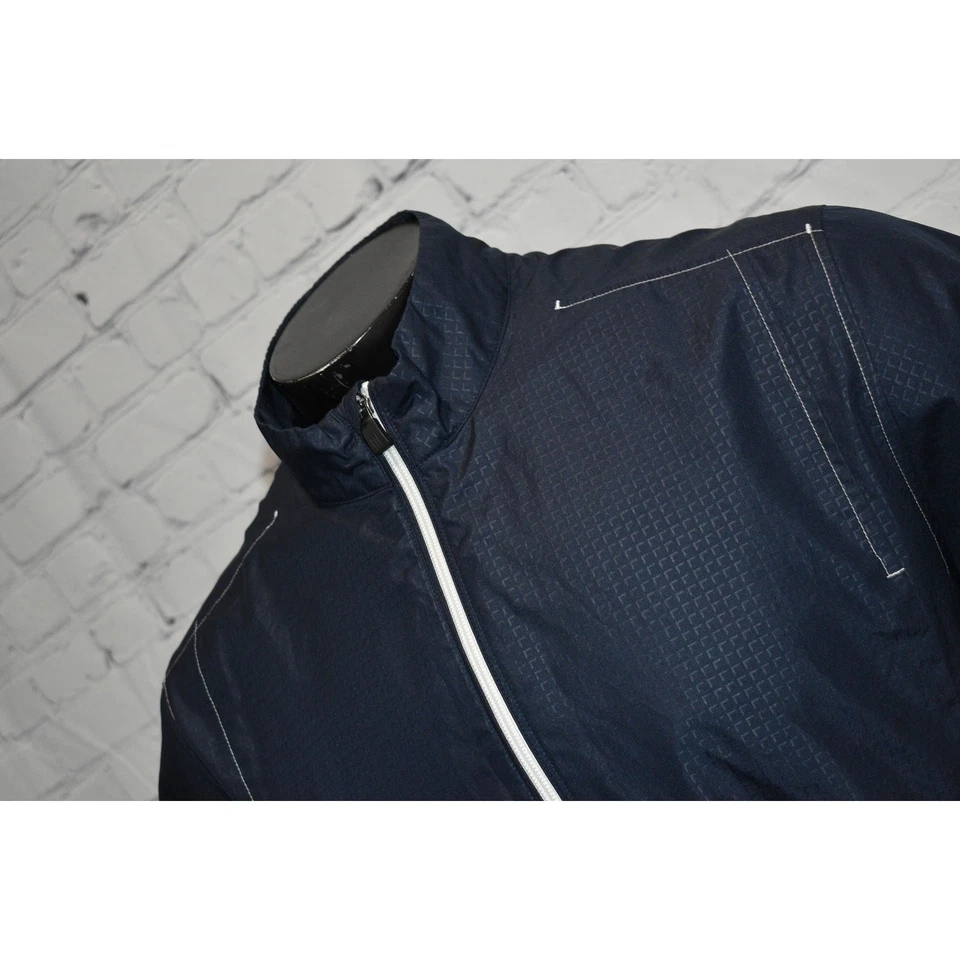 Adidas Golf Pullover Shirt 1/4 ZIP Mens Size Large Performance Polyester Blue - Image 3 of 4