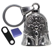 Motorcycle Bell With Motorcycle Bell hanger- bells accessory or key chain for...