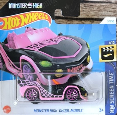 Monster High Ghoul Mobile - Hot Wheels 2024 - Screen Time - Neu Ovp
