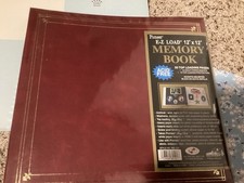 Pioneer E-Z Load 12x12 Memory Book /Scrapbook Cranberry New - 20 Pages
