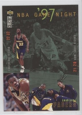 1997-98 Collector's Choice NBA Game Night European Indiana Pacers Team #166 7cz