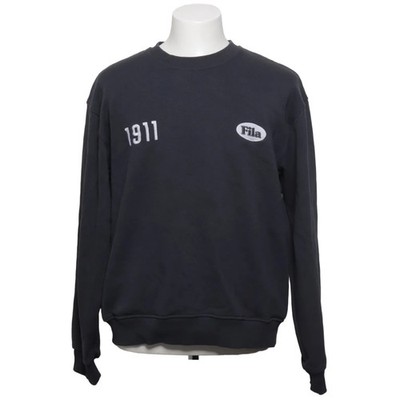 Fila, Sweatshirt, Größe: L, Grau, Baumwolle/Polyester, Einfarbig, Herren #ZNr