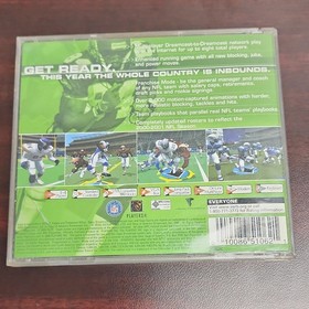 SEGA Sports NFL 2K1 - Sega Dreamcast (NTSC-U/C, 2000, Sports, No Manual)