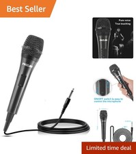 Dynamic Karaoke Microphone for Singing, Vocal Wired Microphone for Karaoke, H...