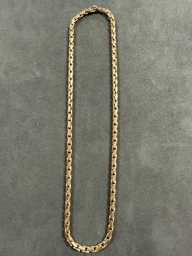 David Yurman Fluted Chain 18K Yellow Gold 5MM 22” Retail $10,500