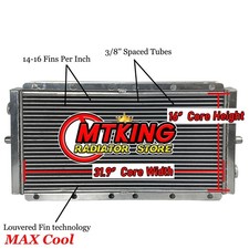 Aluminum Mobile and Industrial Hydraulics Oil Cooler With or Without Bypass