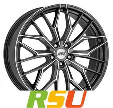AEZ Porto gunmetal polished 9x20" ET40 LK5 112 ML 70.1 Alufelgen 20 Zoll