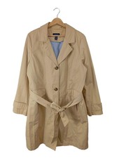 LANDS’ END Trenchcoat Damen Mantel Gr. DE 42 creme Casual-Look