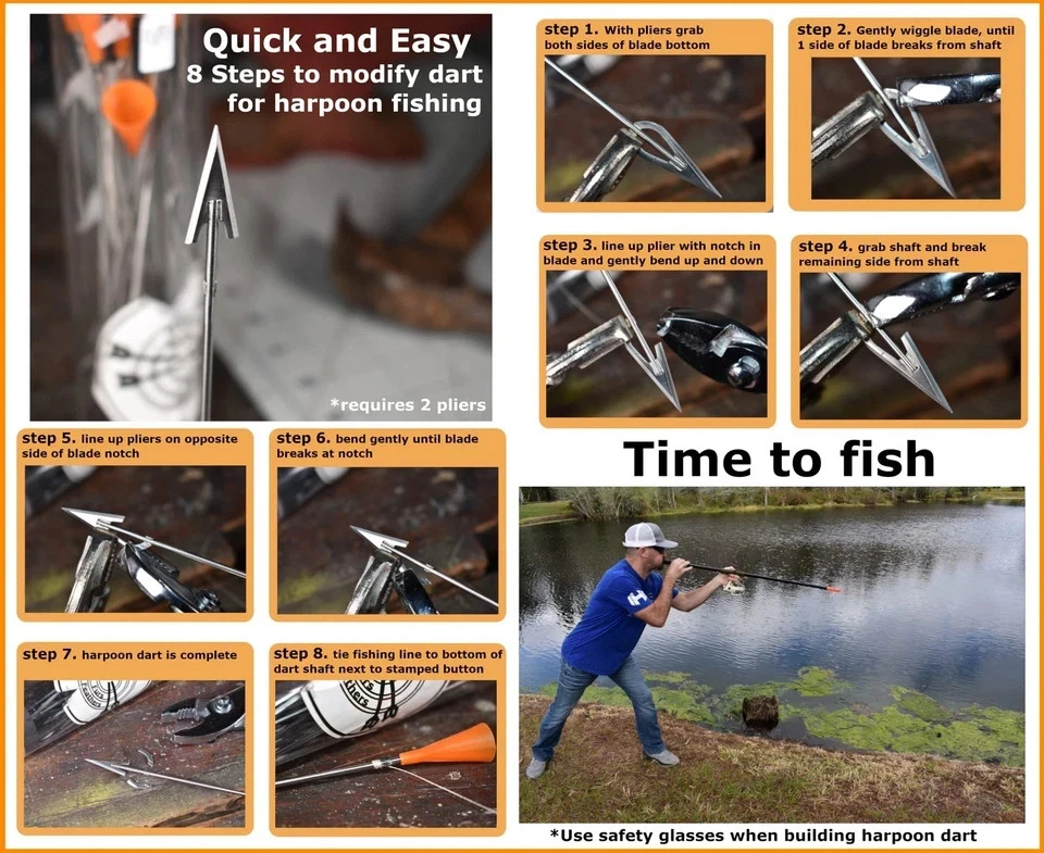 FSFF .625 Blowgun Darts Whisper Razor Dart widest sharpest broadhead darts, 2... - Image 4 of 4