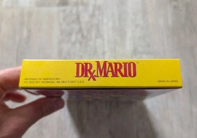 Dr. Mario NES Nintendo Authentic Box Minty Condition & Manual Only - No Game