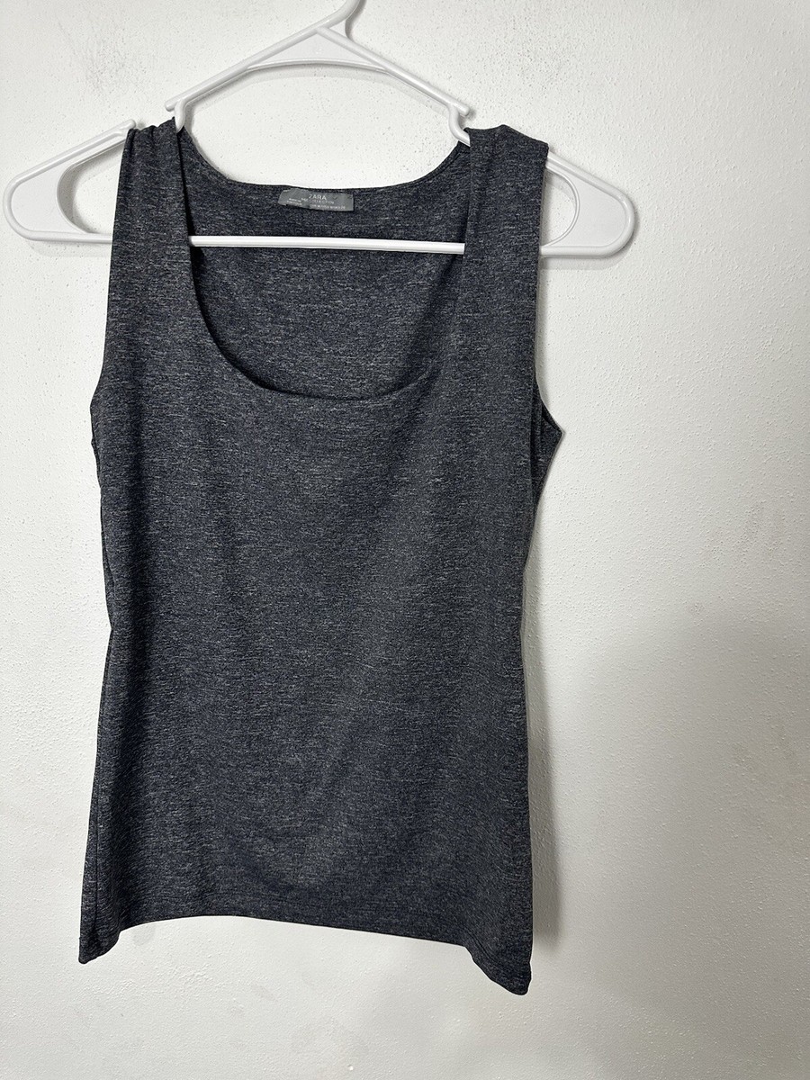 Zara BW Collection Womens Size Medium Gray Heather