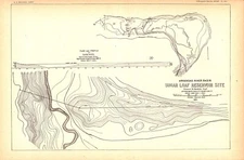 1893 Antique USGS Map – Sugar Loaf Reservoir Site – Arkansas River Basin – 1893