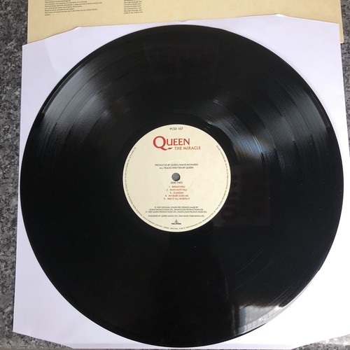 LP VINYL QUEEN ALBUM THE MIRACLE PCSD 1071989 UK 1ST PRESS 1989 NM-/EX+ - Imagen 10 de 14