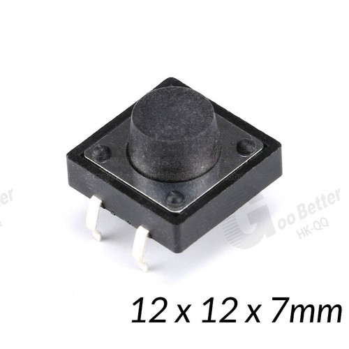 Interruptor de botón táctil momentáneo 6x6 mm 12x12 mm montado en PCB SPST 4,3-15 mm - Imagen 23 de 34