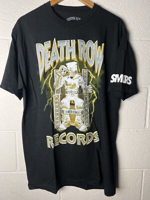 Death Row Records T-Shirt Men's Large Graphic Print 90s Rap Tee | eBay
