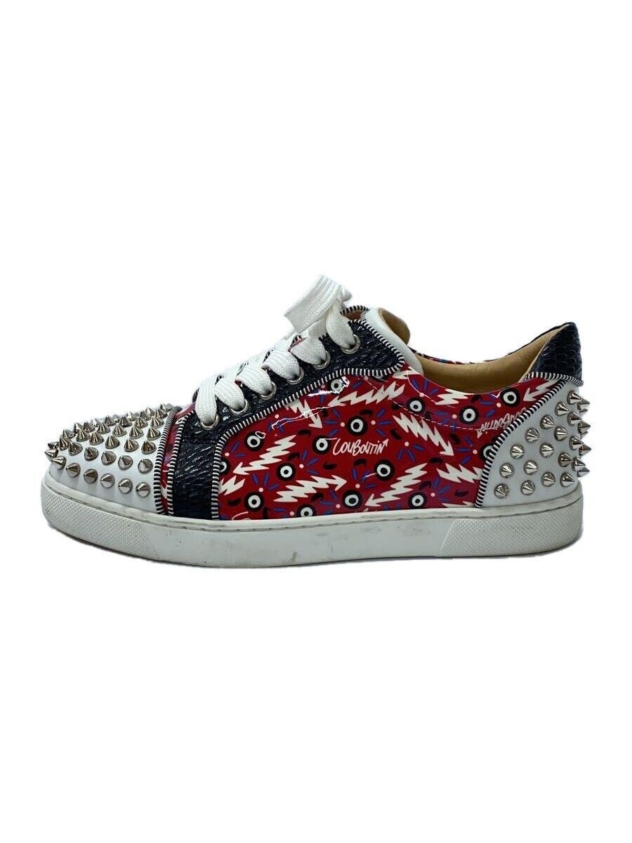 Christian Louboutin Red Low Top Sneakers Size 37 | eBay