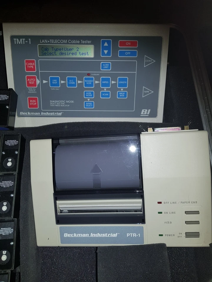 Beckmann Industrial Tmt-1 Typ IV Lan Kabel Tester Drücker TOP Zustand Conditio - Bild 3 von 4