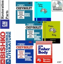 1974 1975 1976 Chevrolet Shop Service Repair Manual CD