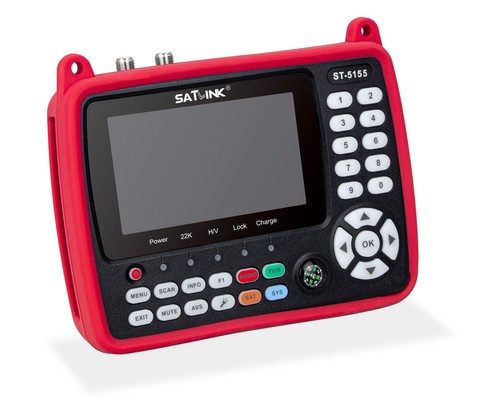 SATLINK ST-5155 Satellite TV Receiver DVB-S/S2/T/T2/C Combo Meter HD H.265 10Bit - Zdjęcie 13 z 15