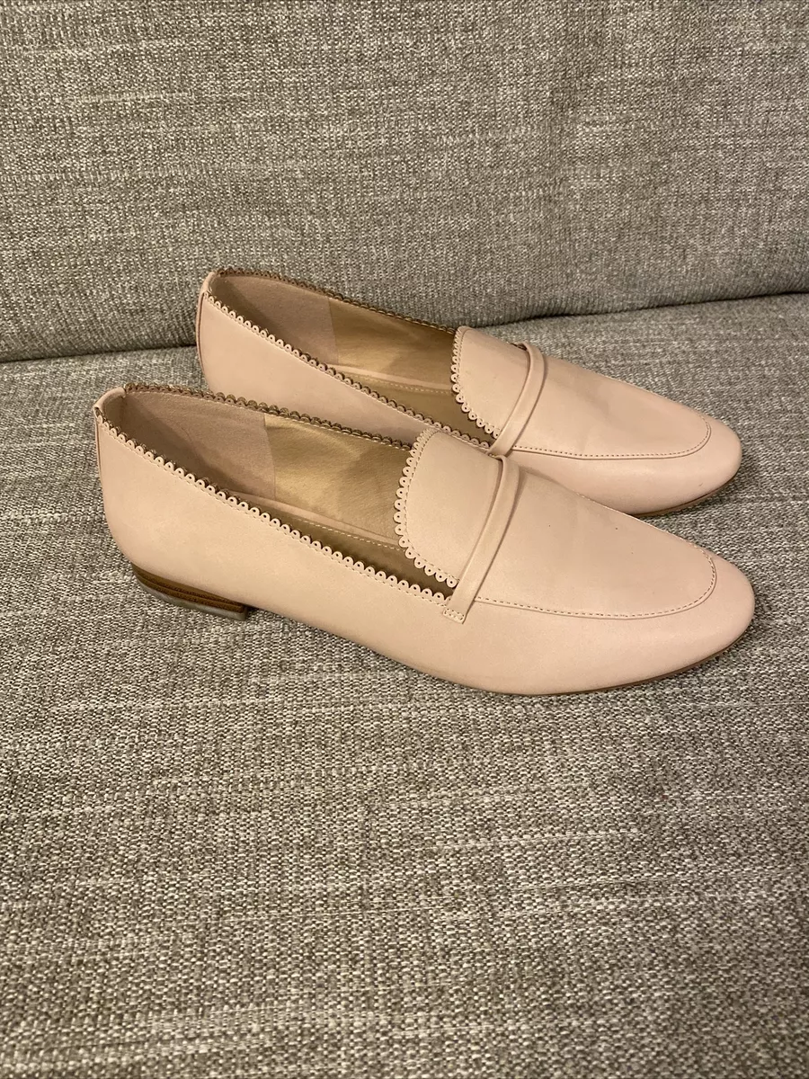 Cream outlet colored loafers