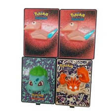 Nintendo Pok mon Movie 2000 3D Burger King Kids Meal Toy Lot Of 4