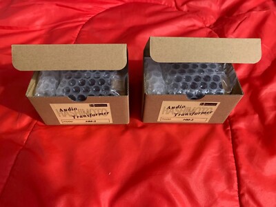 A Pair Of Hashimoto HM-7 MC Cartridge Step Up Input Transformer. (Sansui