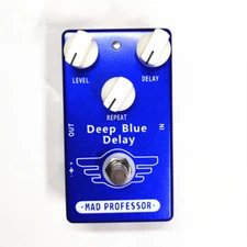 Handmade Guitar Effects Pedal MAD Professor Deep Blue Delay True Bypass