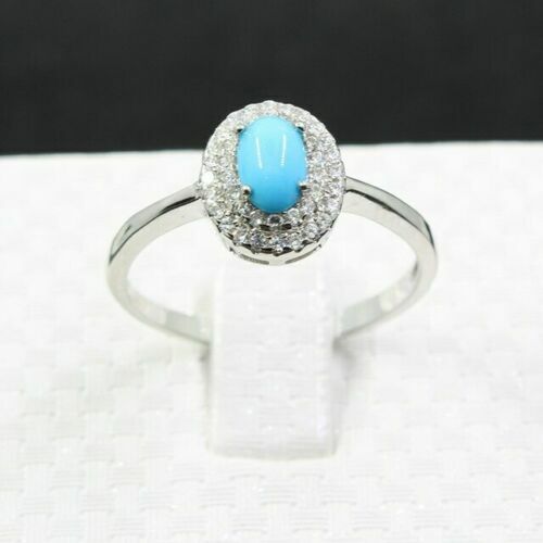 Bague Vintage Argent Massif Avec Zircon - Taille 52 - Bijou Ancien à Nettoyer