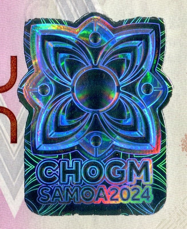 Samoa 60 Tala 2024 P53 UNC / Commemorative CHOGM #344 w/ folder ONLY 1000 issued