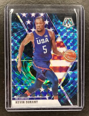  Kevin Durant 2019-20 Panini Prizm Mosaic SSP USA Genesis #251 RARE 