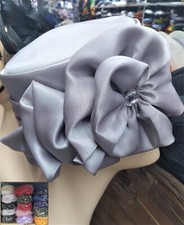 Silk Beret Bucket Tablet Kentucky Derby Wedding Hat Church Dressy Cocktail Party