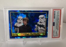 2023 Topps Chrome Sapphire Return Of The Jedi LUKE SKYWALKER Surrenders PSA 10