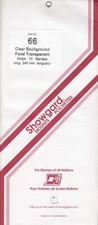 Showgard Clear Stamp Mount Strips 66mm 240mm ATM Panes Self Adhesive Duck Panes
