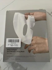 Deep Collagen Anti Wrinkle Lifting Mask 1 Pack (37g × 4 Sheets) Exp. 06/2027 NEW