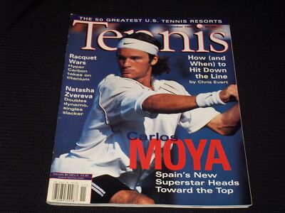 1998 NOVEMBER TENNIS MAGAZINE - CARLOS MOYA FRONT COVER - E 2235