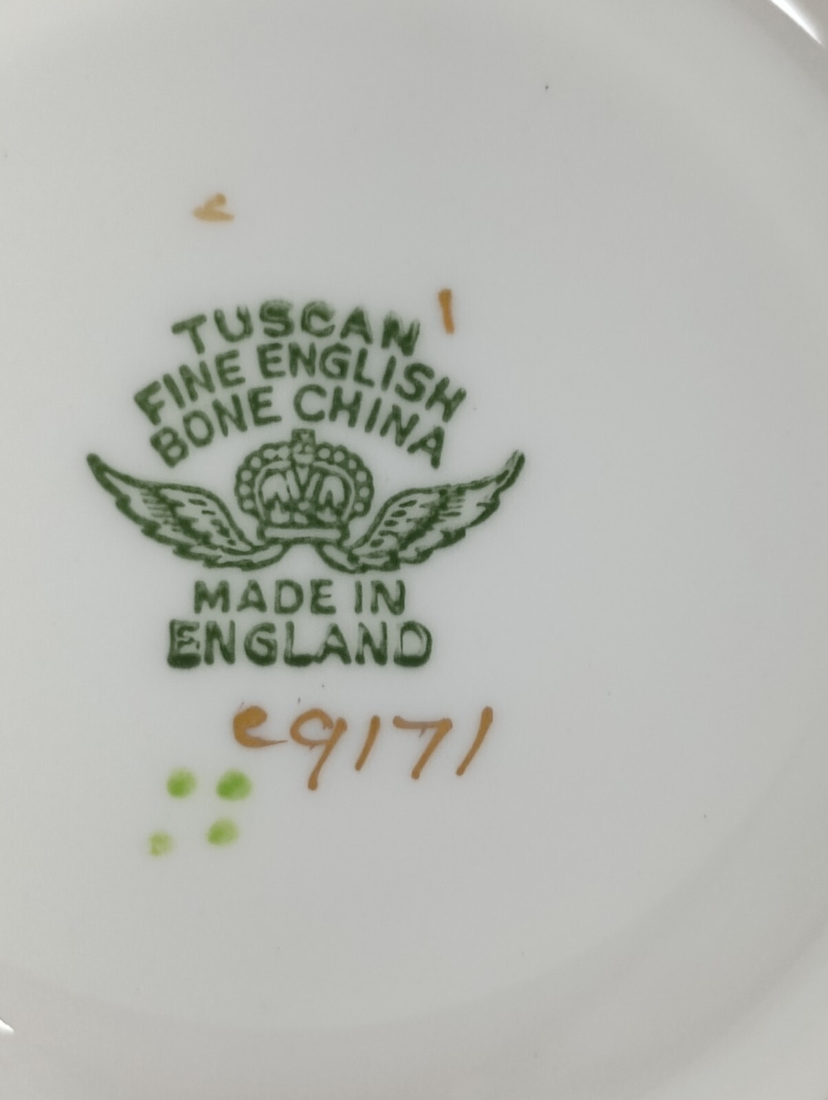 Vintage Tuscan English Bone China Tea Cup & Saucer Gold Accent Floral Colorful